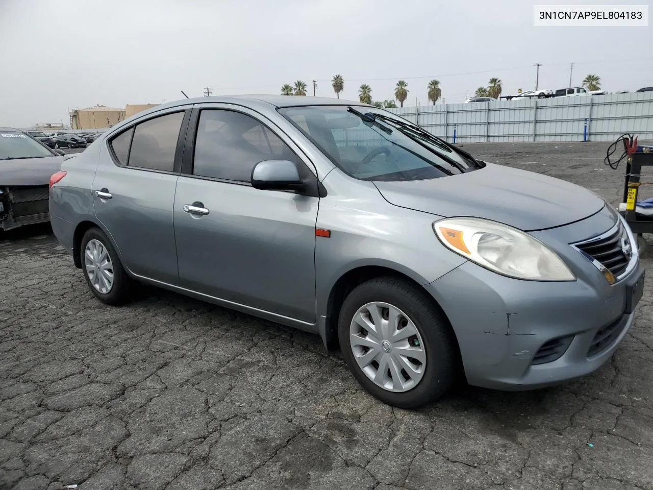 2014 Nissan Versa S VIN: 3N1CN7AP9EL804183 Lot: 76421184