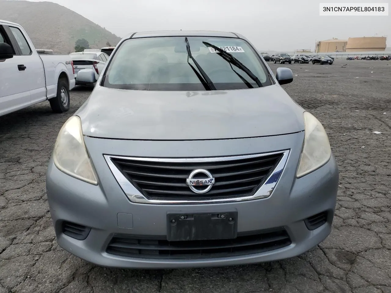 2014 Nissan Versa S VIN: 3N1CN7AP9EL804183 Lot: 76421184