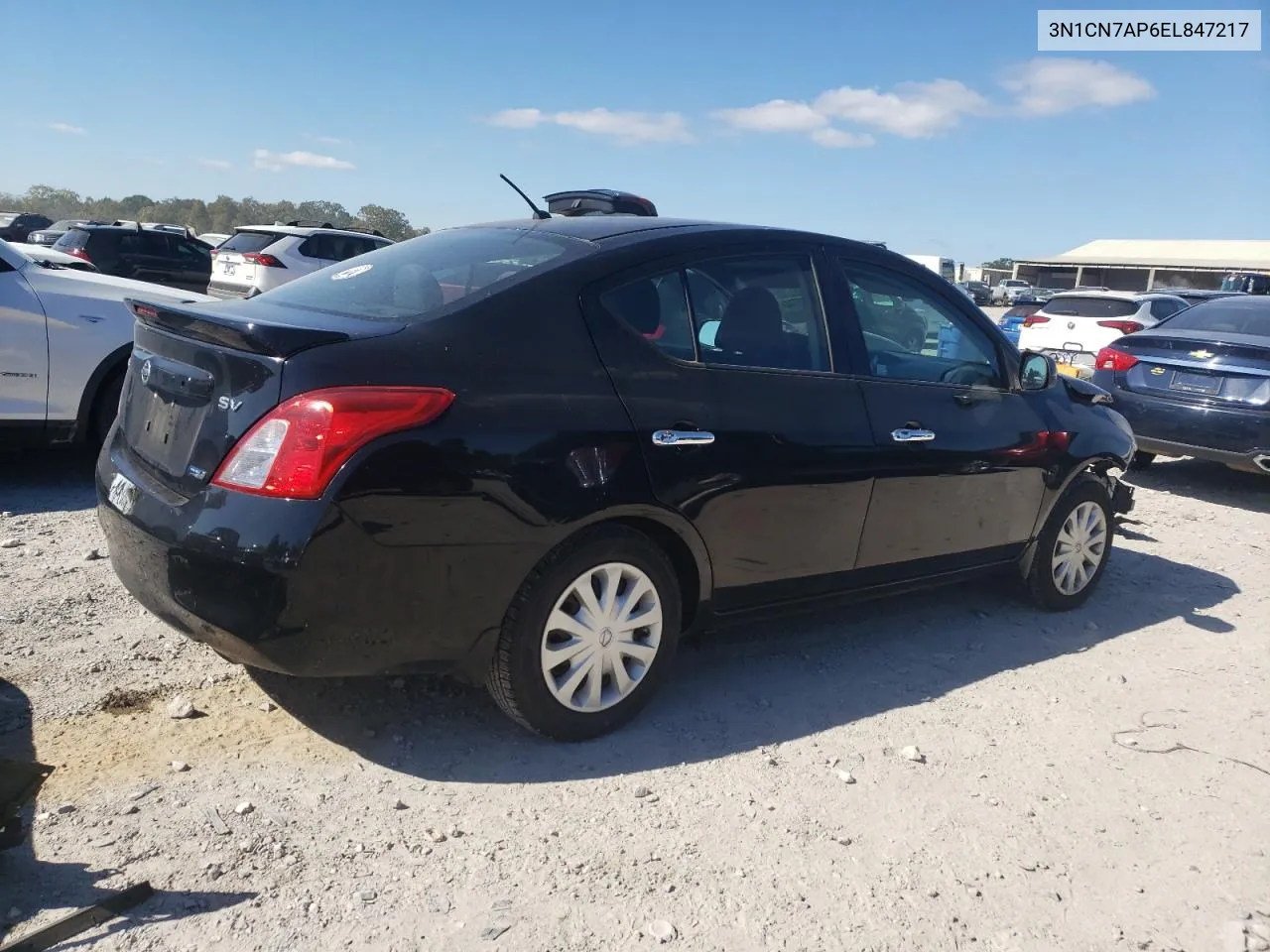 2014 Nissan Versa S VIN: 3N1CN7AP6EL847217 Lot: 76542714