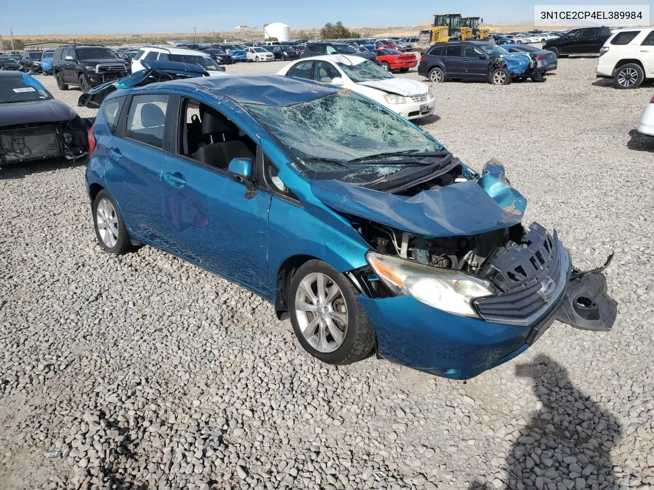 2014 Nissan Versa Note S VIN: 3N1CE2CP4EL389984 Lot: 76944434