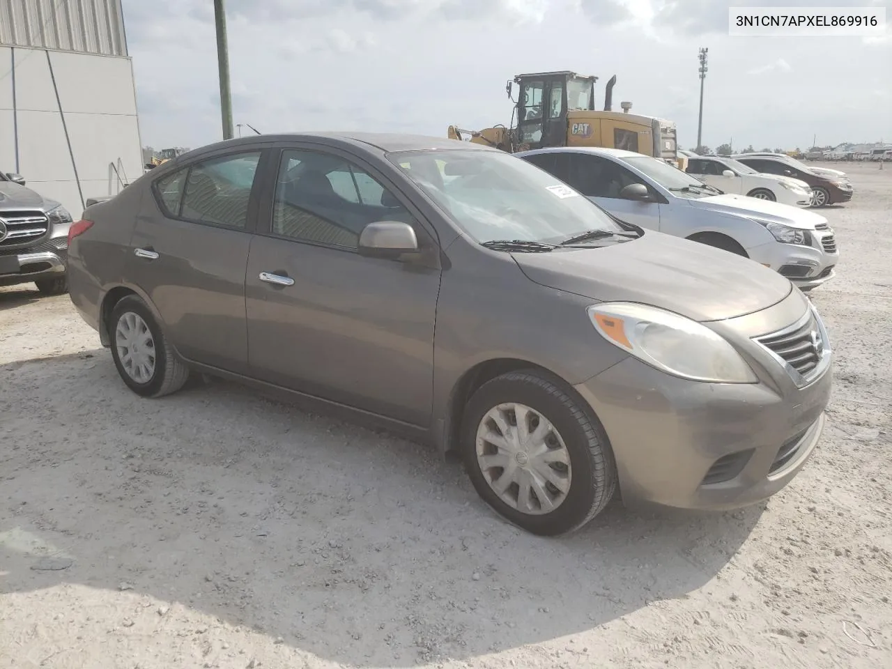 2014 Nissan Versa S VIN: 3N1CN7APXEL869916 Lot: 77255084