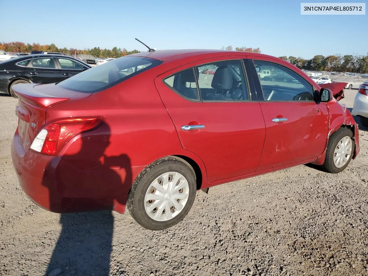 3N1CN7AP4EL805712 2014 Nissan Versa S