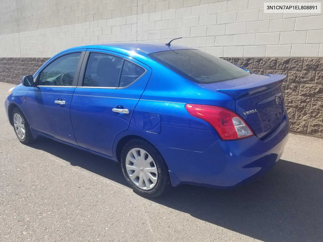 2014 Nissan Versa S VIN: 3N1CN7AP1EL808891 Lot: 77985734