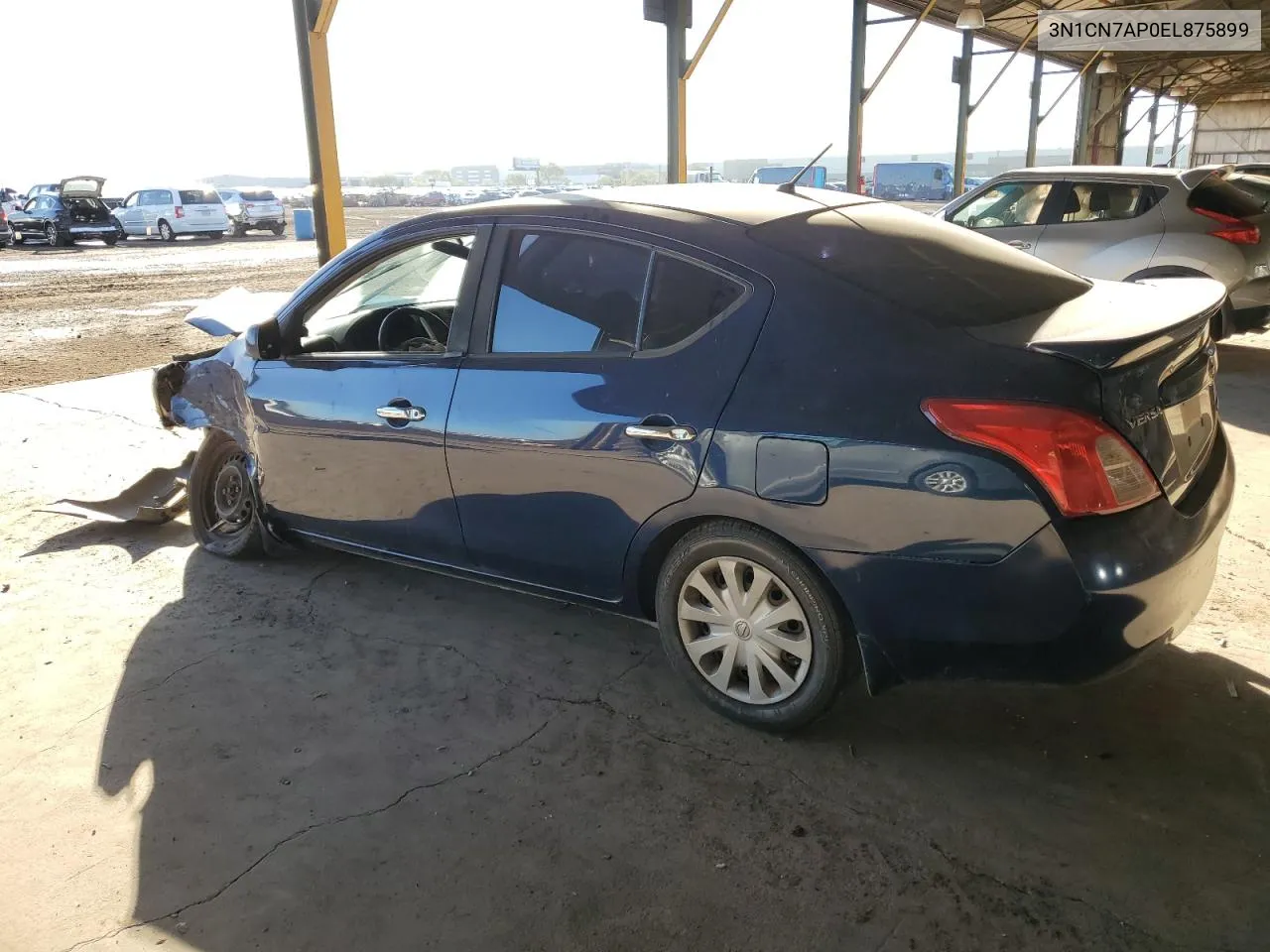 2014 Nissan Versa S VIN: 3N1CN7AP0EL875899 Lot: 78047154