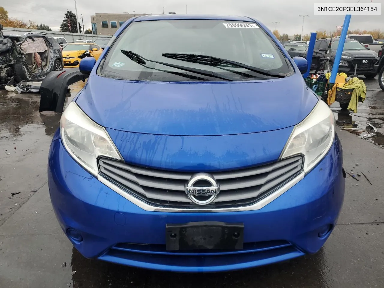 2014 Nissan Versa Note S VIN: 3N1CE2CP3EL364154 Lot: 78099694