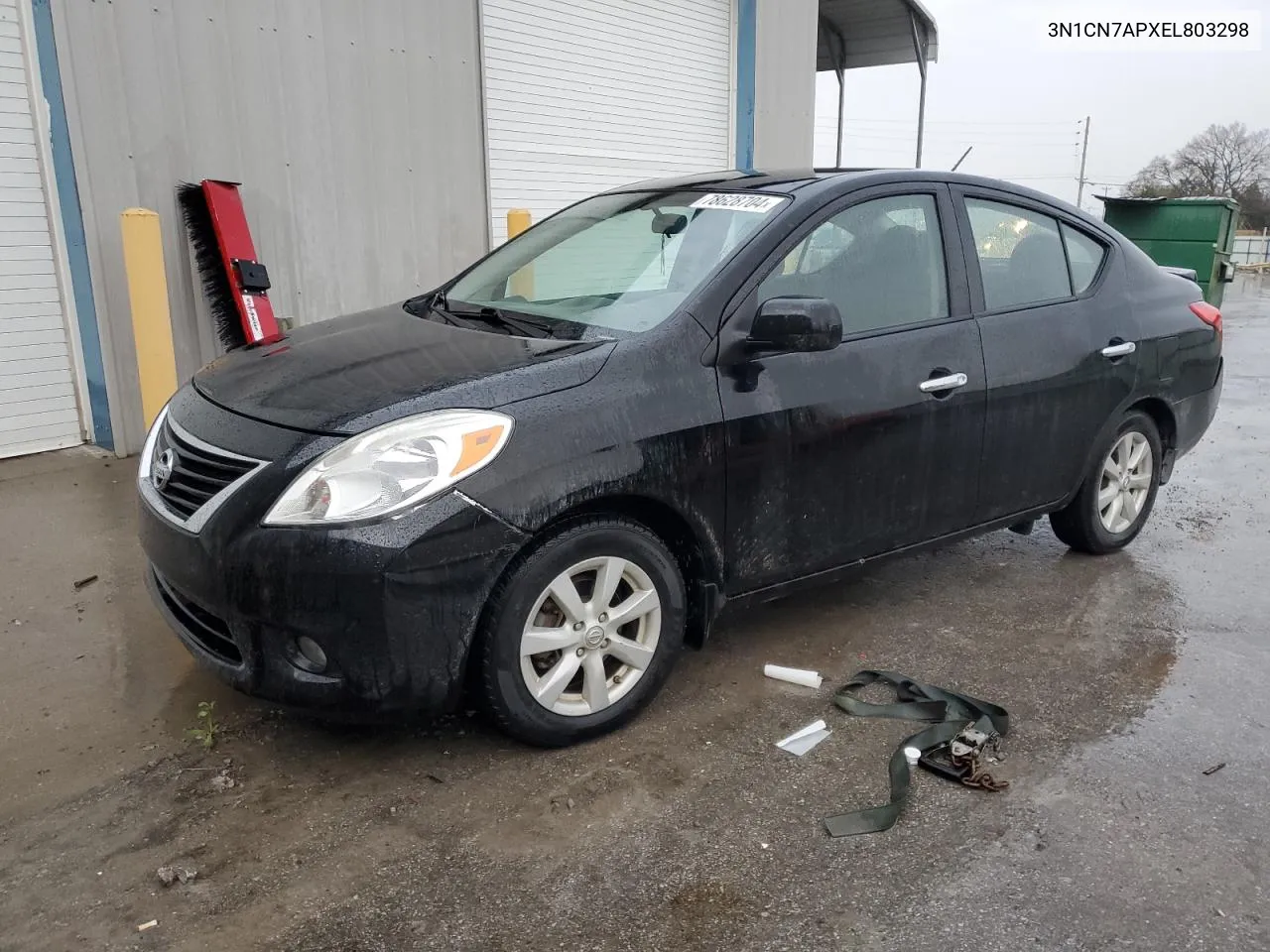 2014 Nissan Versa S VIN: 3N1CN7APXEL803298 Lot: 78628704