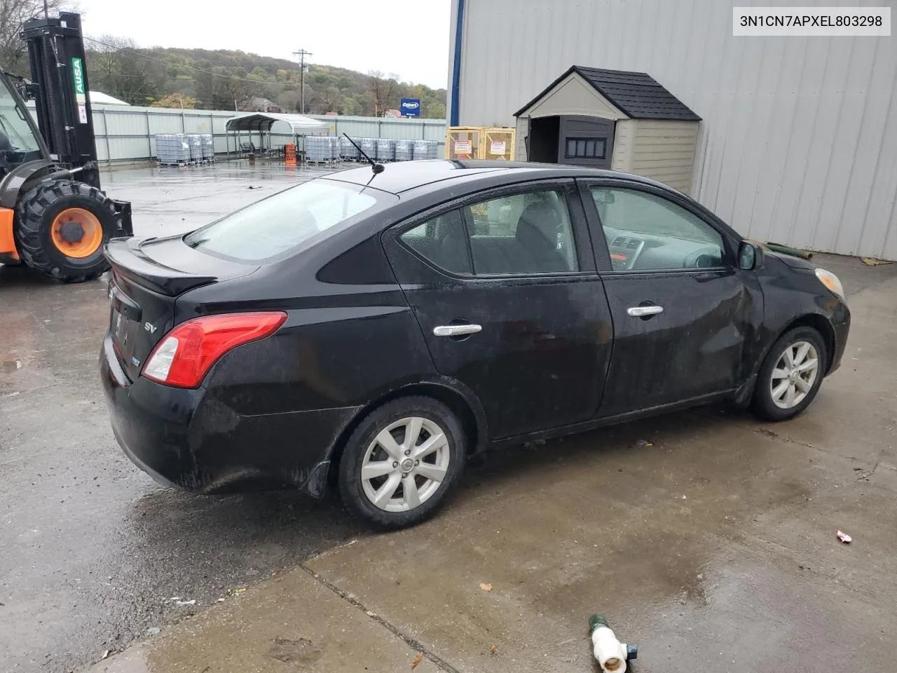 2014 Nissan Versa S VIN: 3N1CN7APXEL803298 Lot: 78628704