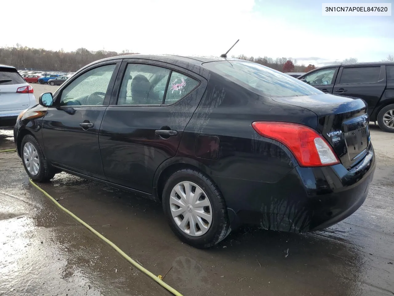 2014 Nissan Versa S VIN: 3N1CN7AP0EL847620 Lot: 78660914