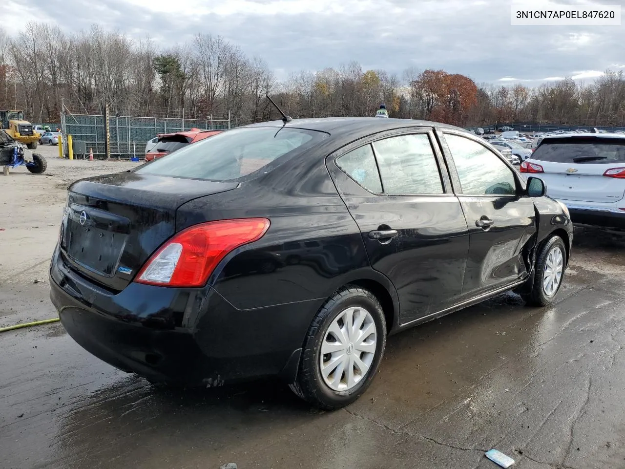 2014 Nissan Versa S VIN: 3N1CN7AP0EL847620 Lot: 78660914