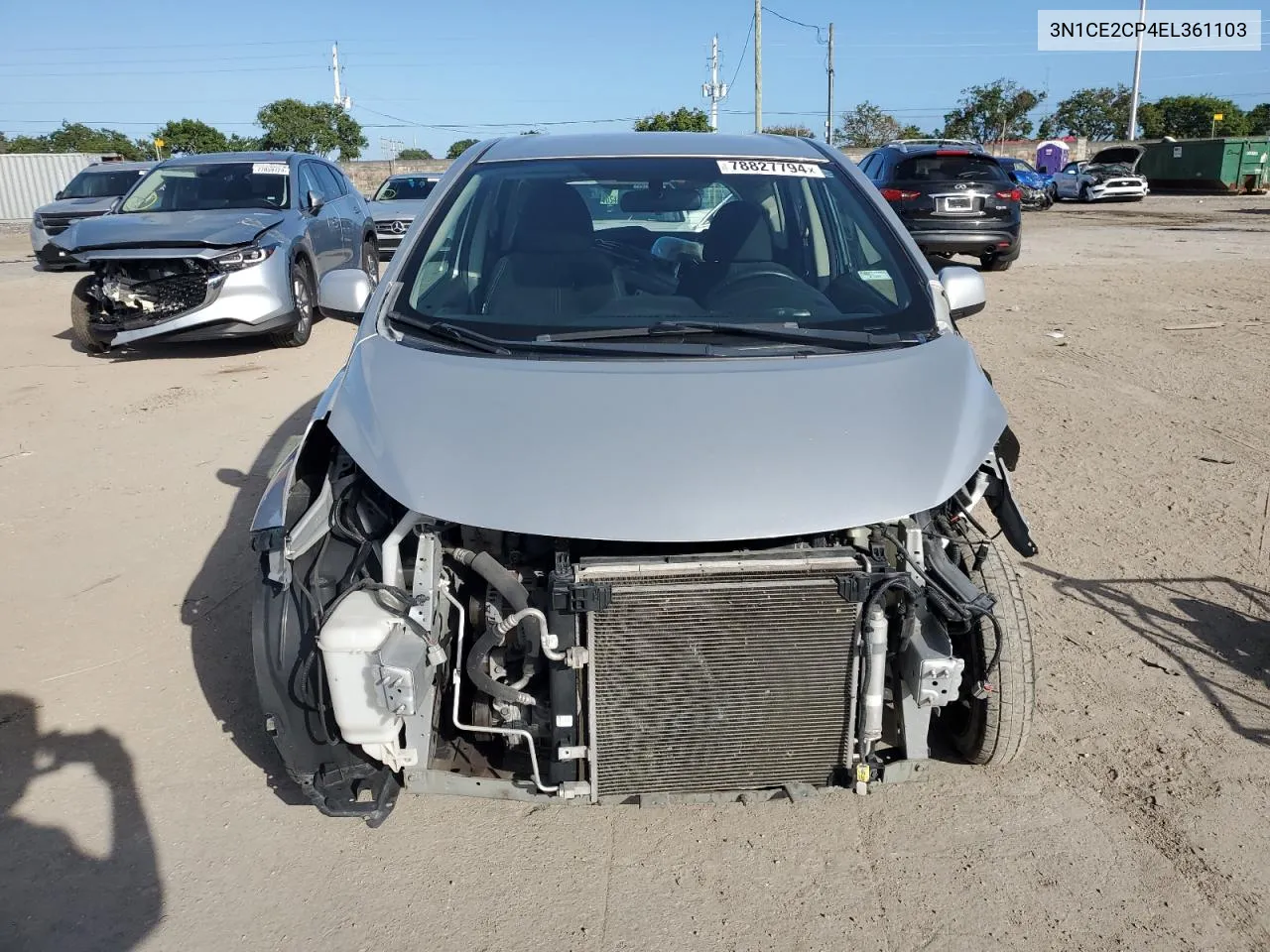 2014 Nissan Versa Note S VIN: 3N1CE2CP4EL361103 Lot: 78827794