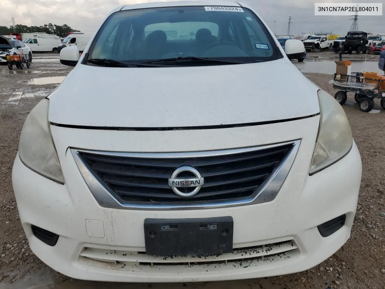 2014 Nissan Versa S VIN: 3N1CN7AP2EL804011 Lot: 79043324