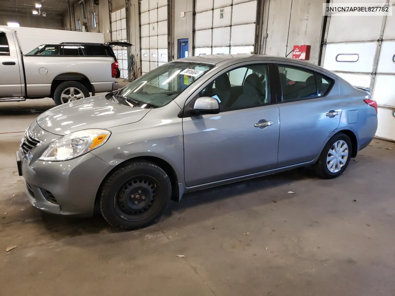 2014 Nissan Versa S VIN: 3N1CN7AP3EL827782 Lot: 79816604