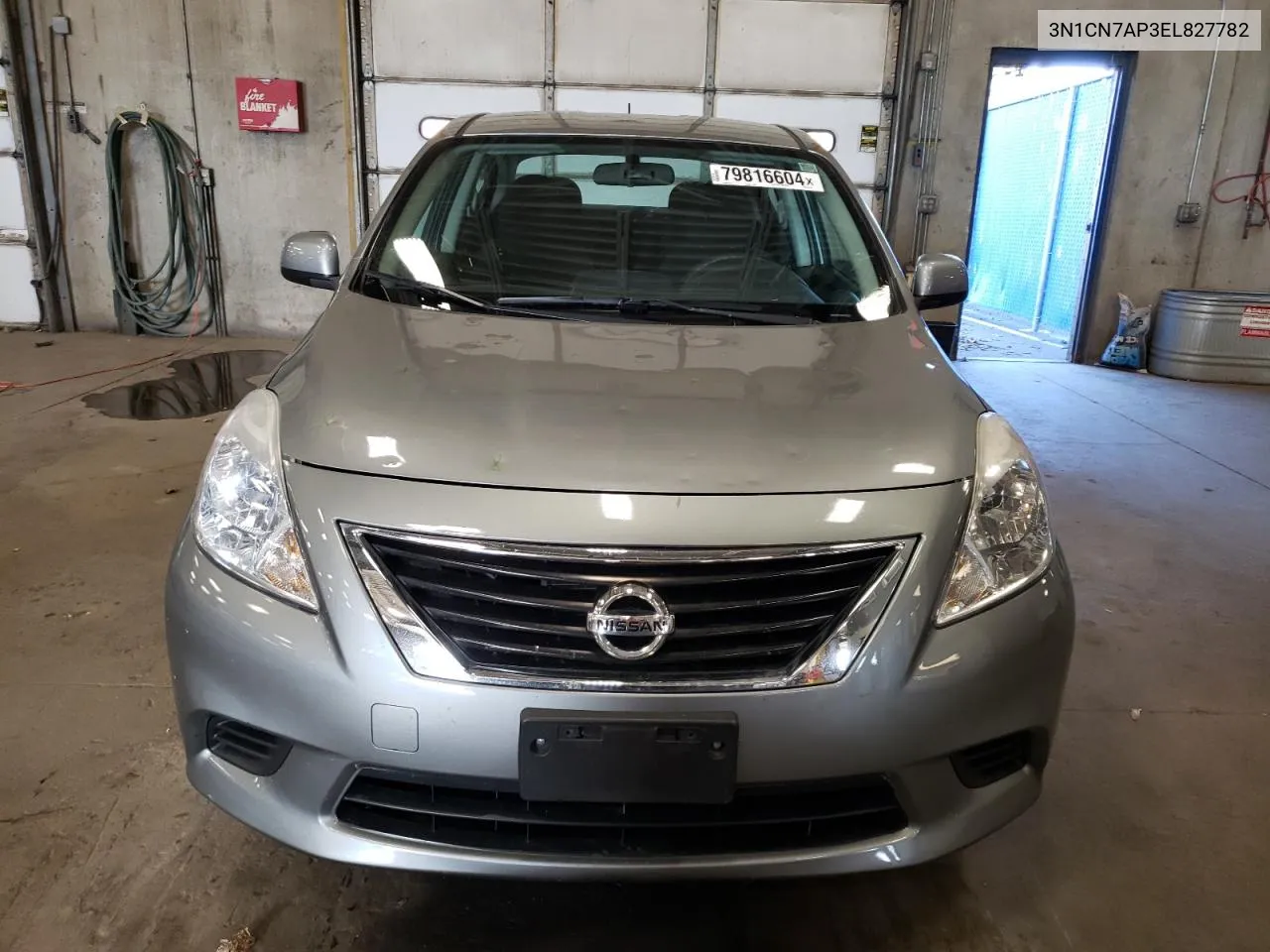 2014 Nissan Versa S VIN: 3N1CN7AP3EL827782 Lot: 79816604