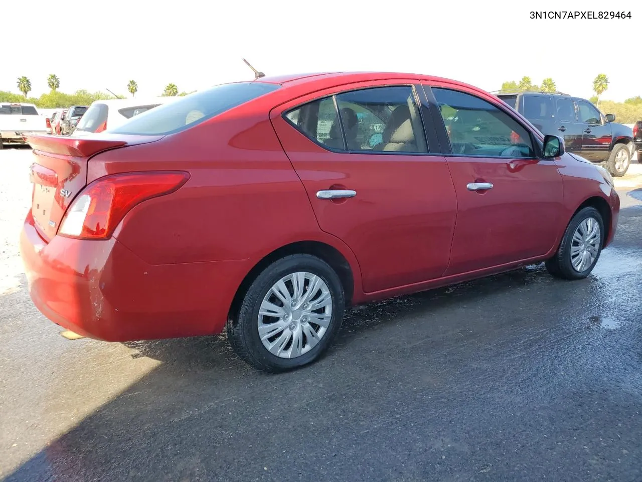 2014 Nissan Versa S VIN: 3N1CN7APXEL829464 Lot: 80572614