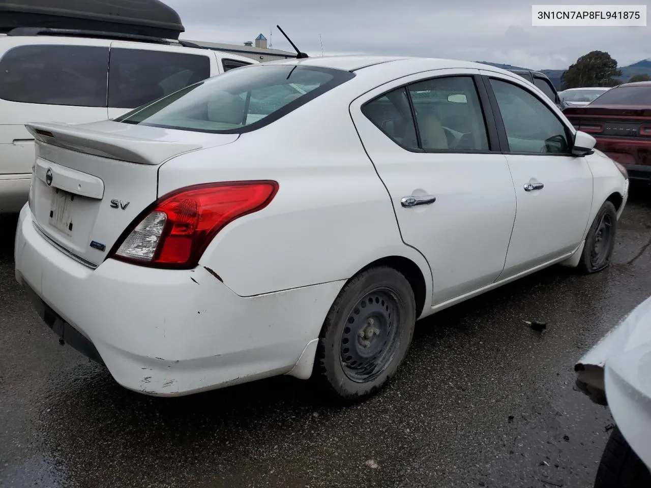 2015 Nissan Versa S VIN: 3N1CN7AP8FL941875 Lot: 39744724