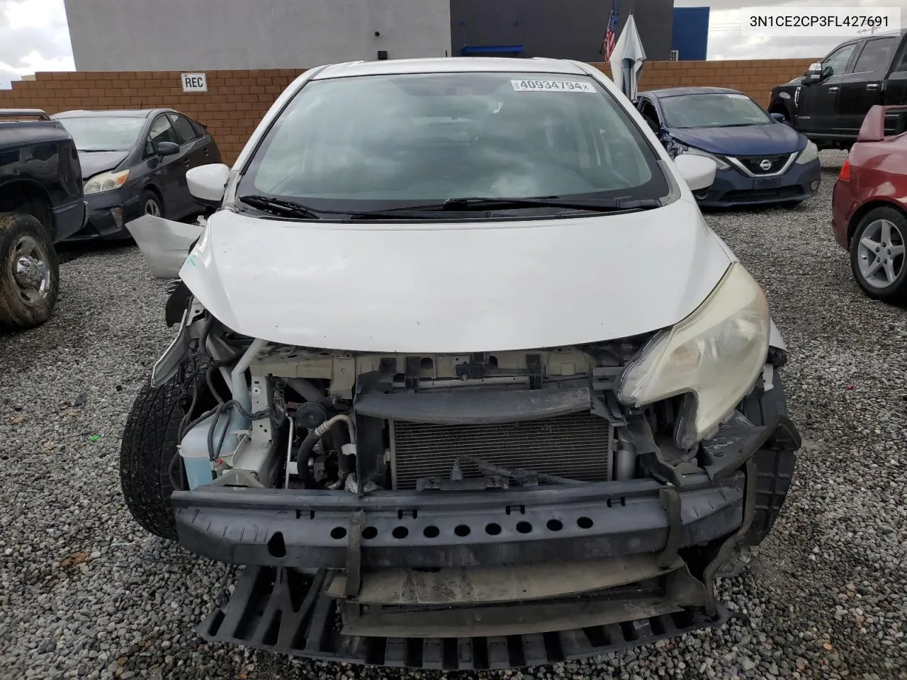 2015 Nissan Versa Note S VIN: 3N1CE2CP3FL427691 Lot: 40934794