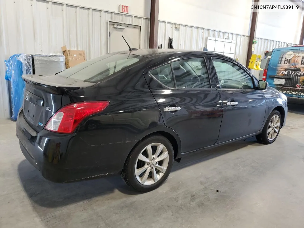 2015 Nissan Versa S VIN: 3N1CN7AP4FL939119 Lot: 50092484