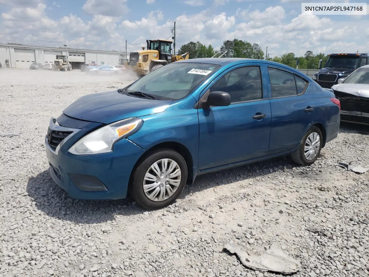 3N1CN7AP2FL947168 2015 Nissan Versa S