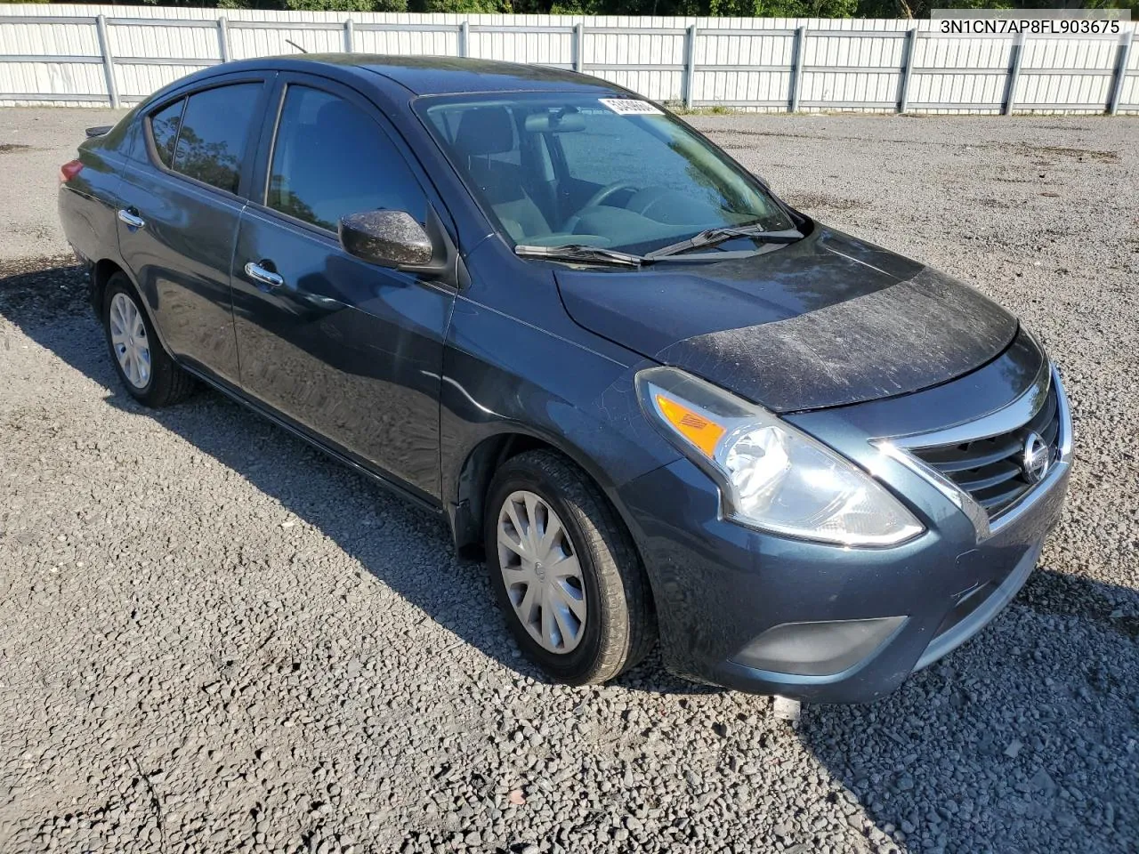 2015 Nissan Versa S VIN: 3N1CN7AP8FL903675 Lot: 53439664