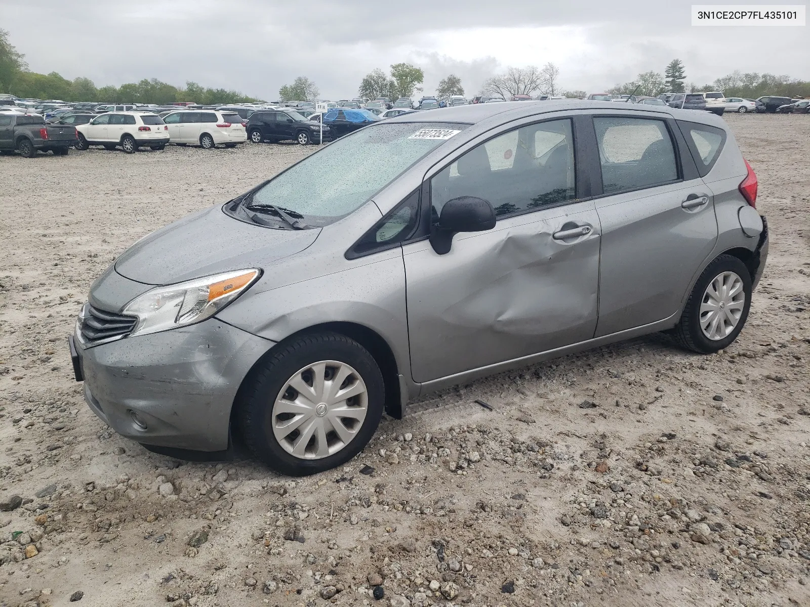 2015 Nissan Versa Note S VIN: 3N1CE2CP7FL435101 Lot: 55073524