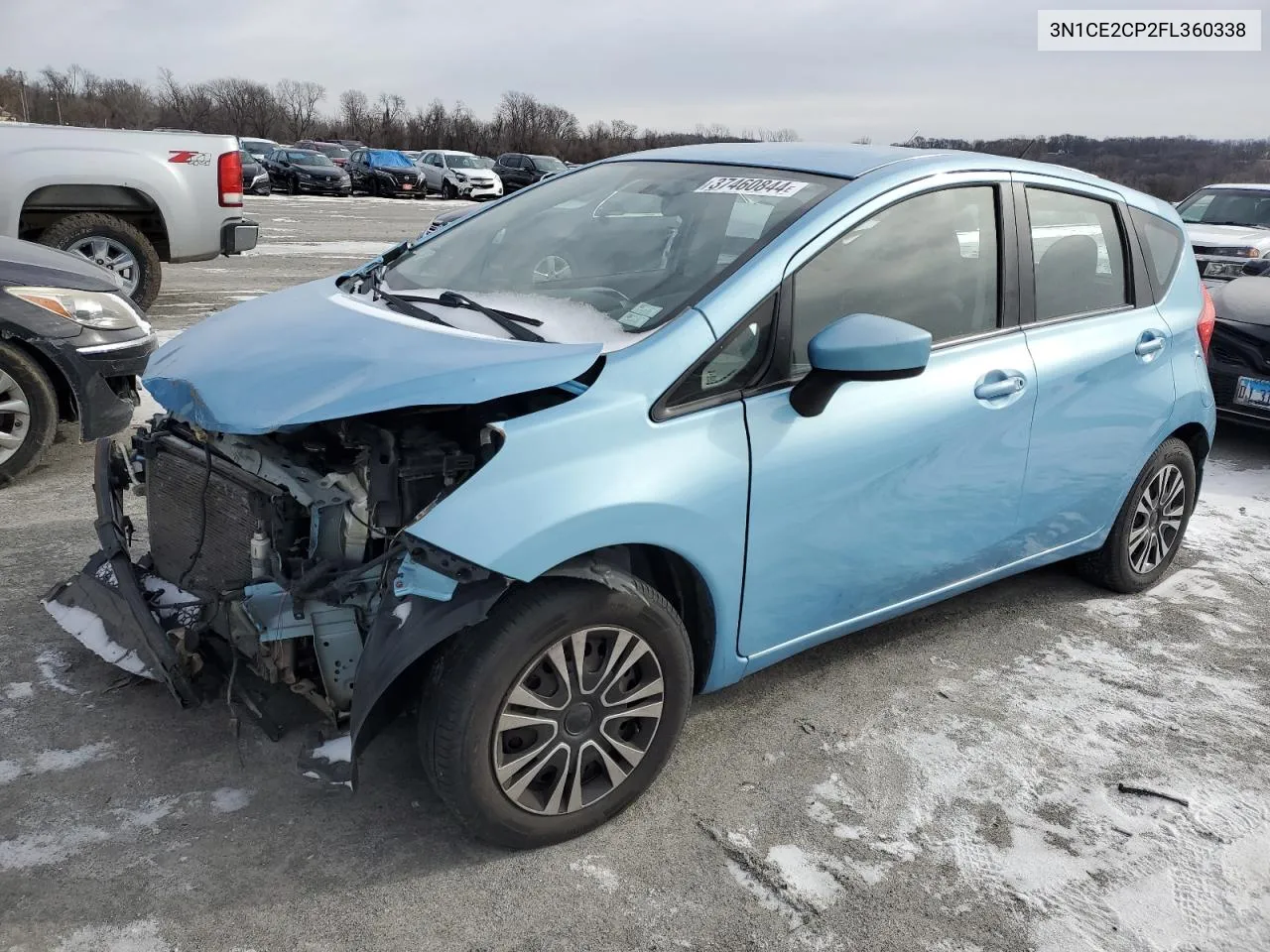 2015 Nissan Versa Note S VIN: 3N1CE2CP2FL360338 Lot: 59242764