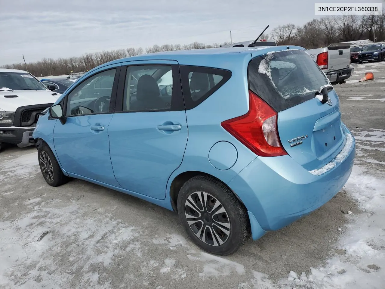 2015 Nissan Versa Note S VIN: 3N1CE2CP2FL360338 Lot: 59242764