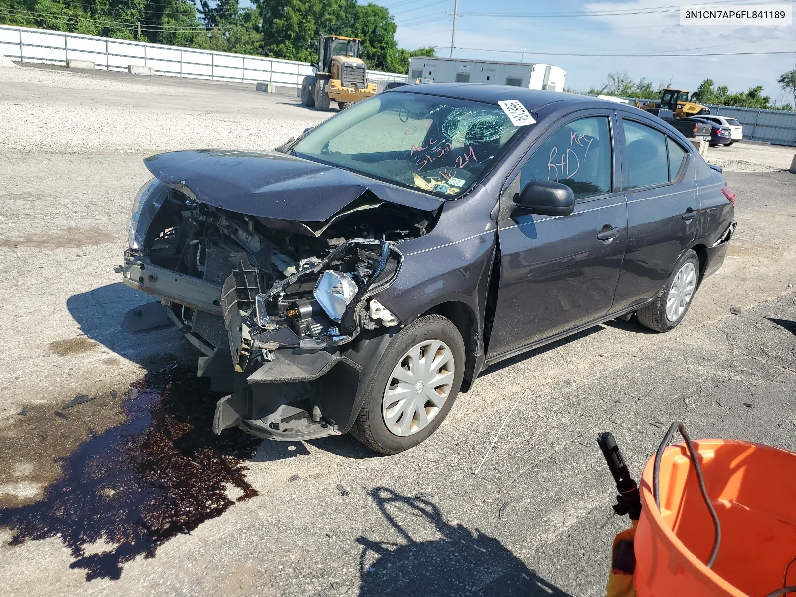 3N1CN7AP6FL841189 2015 Nissan Versa S