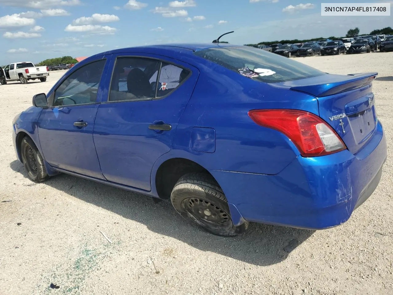 2015 Nissan Versa S VIN: 3N1CN7AP4FL817408 Lot: 63515684