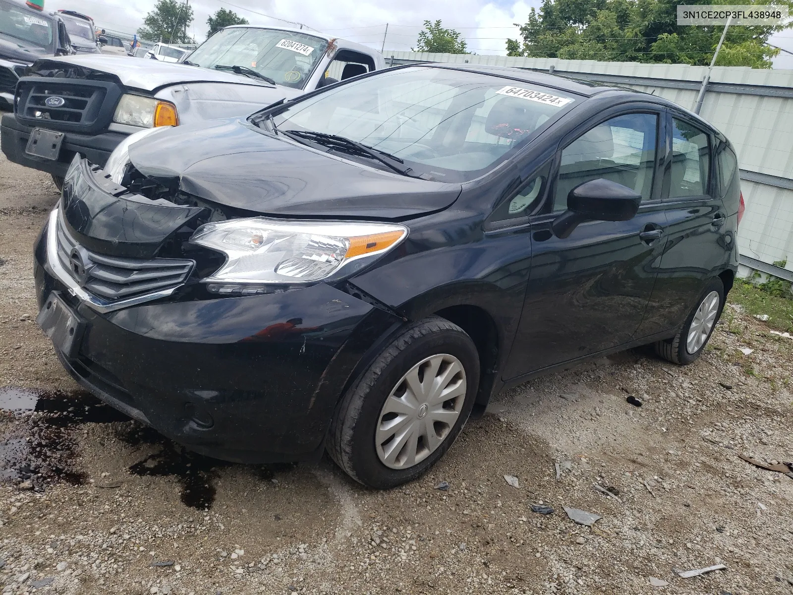 2015 Nissan Versa Note S VIN: 3N1CE2CP3FL438948 Lot: 64703424