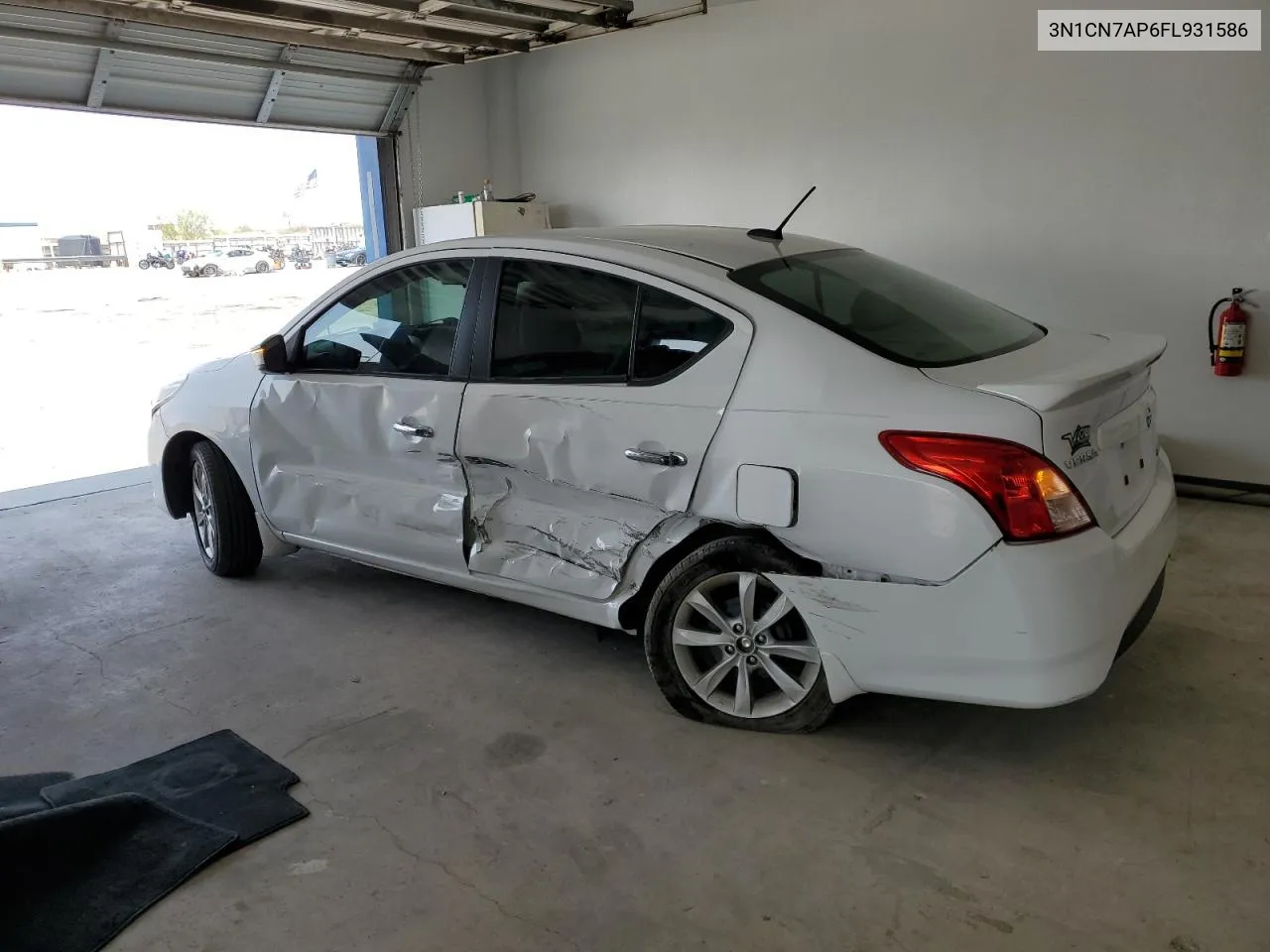 2015 Nissan Versa S VIN: 3N1CN7AP6FL931586 Lot: 64908494