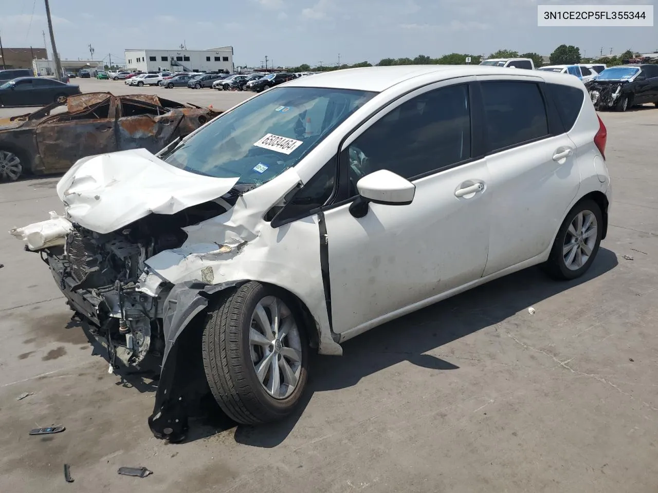 2015 Nissan Versa Note S VIN: 3N1CE2CP5FL355344 Lot: 65034464