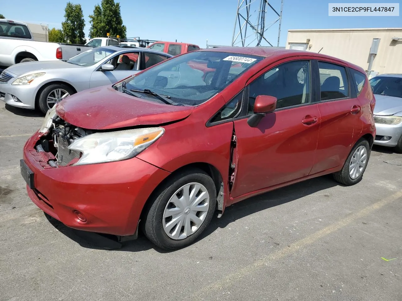 2015 Nissan Versa Note S VIN: 3N1CE2CP9FL447847 Lot: 65800744