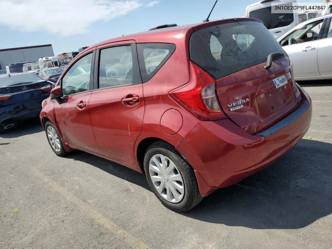 2015 Nissan Versa Note S VIN: 3N1CE2CP9FL447847 Lot: 65800744