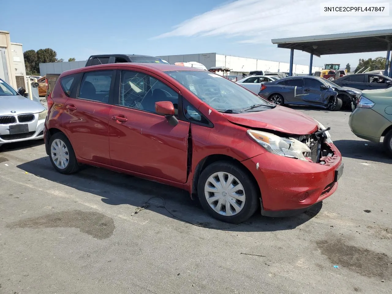 2015 Nissan Versa Note S VIN: 3N1CE2CP9FL447847 Lot: 65800744