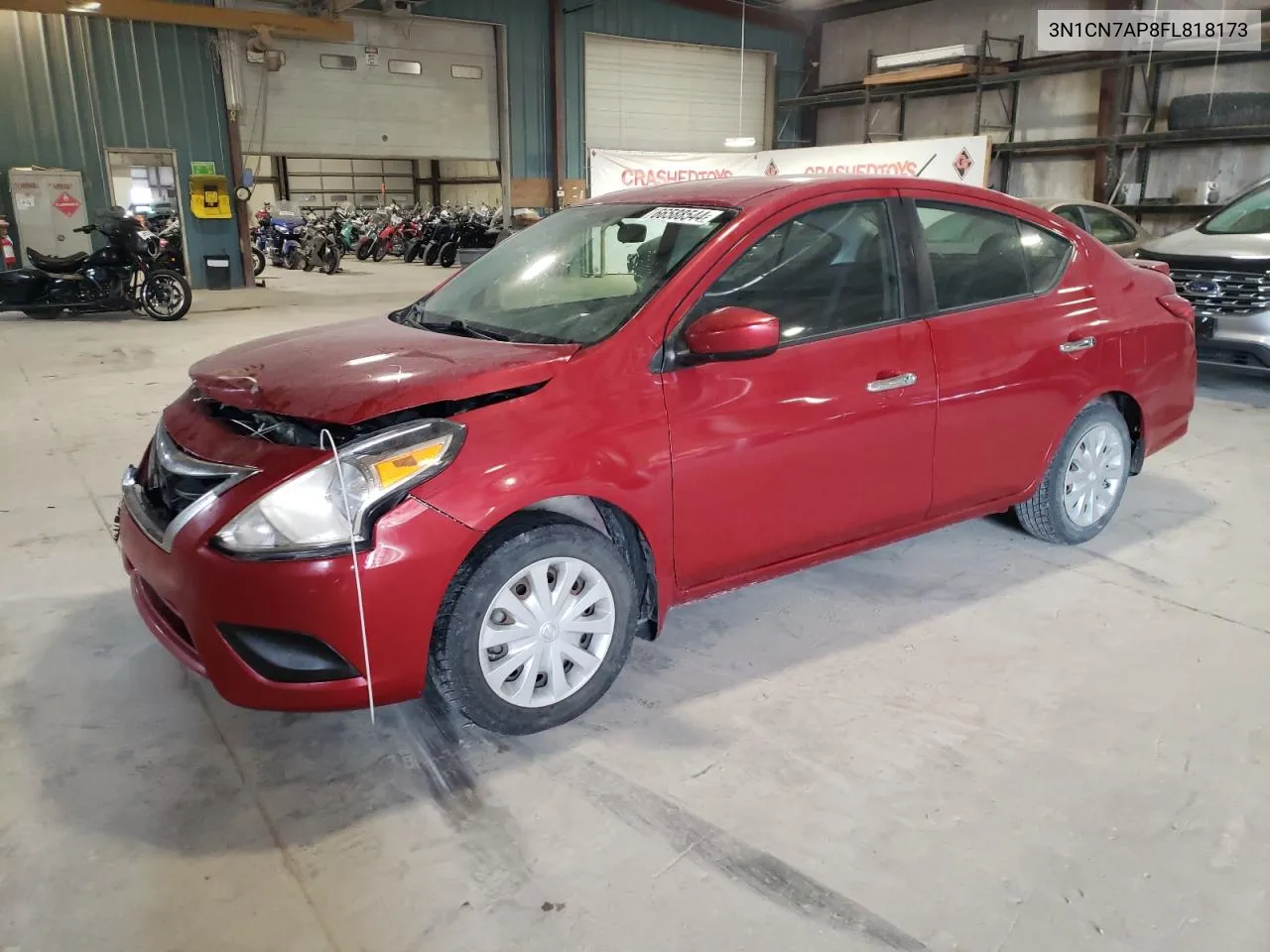 2015 Nissan Versa S VIN: 3N1CN7AP8FL818173 Lot: 66588544