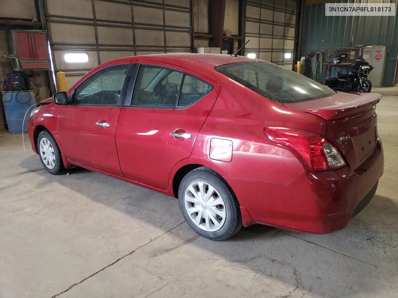 2015 Nissan Versa S VIN: 3N1CN7AP8FL818173 Lot: 66588544