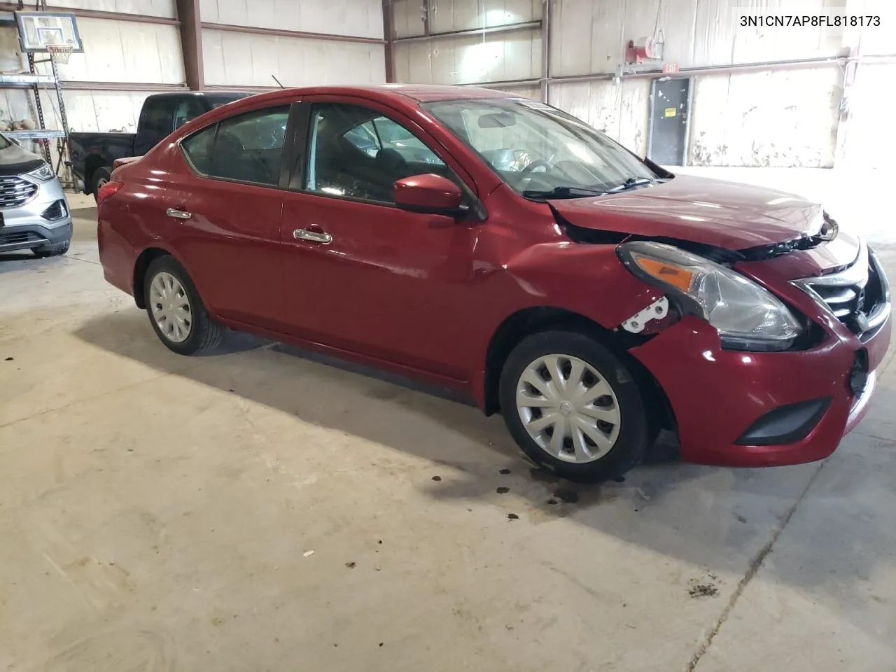 2015 Nissan Versa S VIN: 3N1CN7AP8FL818173 Lot: 66588544