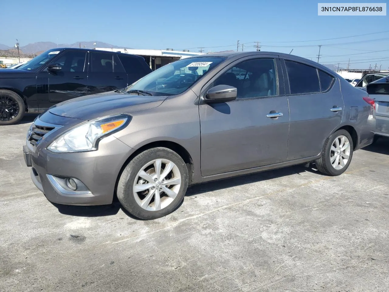 2015 Nissan Versa S VIN: 3N1CN7AP8FL876638 Lot: 67089594