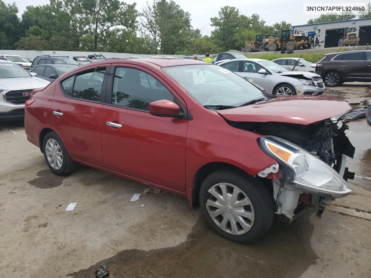 2015 Nissan Versa S VIN: 3N1CN7AP9FL924860 Lot: 67347274