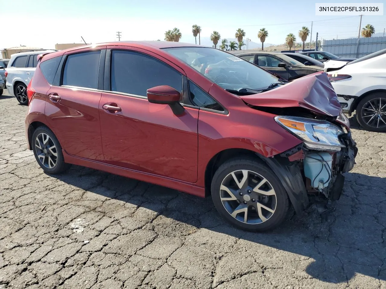 2015 Nissan Versa Note S VIN: 3N1CE2CP5FL351326 Lot: 67526904