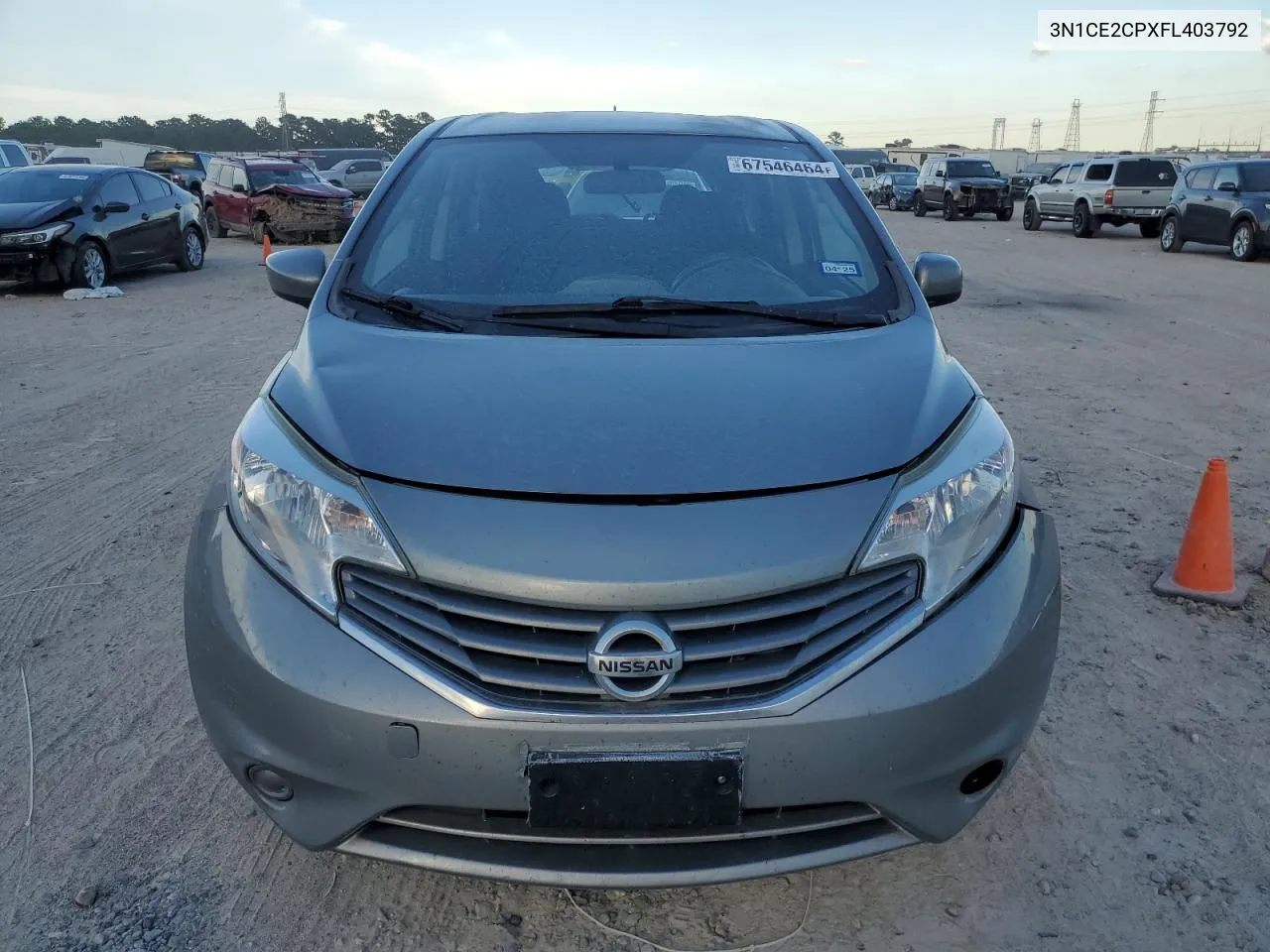 2015 Nissan Versa Note S VIN: 3N1CE2CPXFL403792 Lot: 67546464