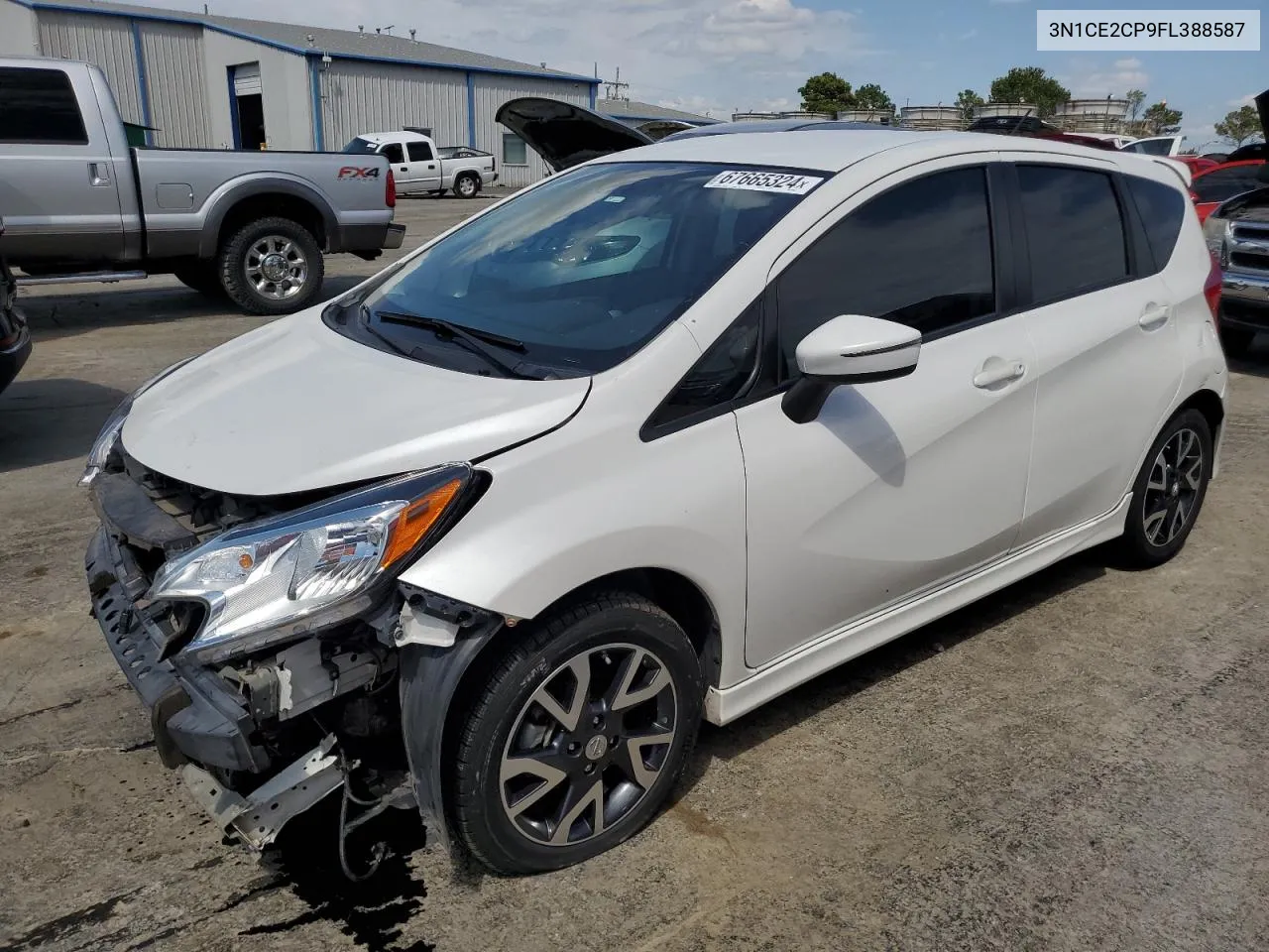 2015 Nissan Versa Note S VIN: 3N1CE2CP9FL388587 Lot: 67665324