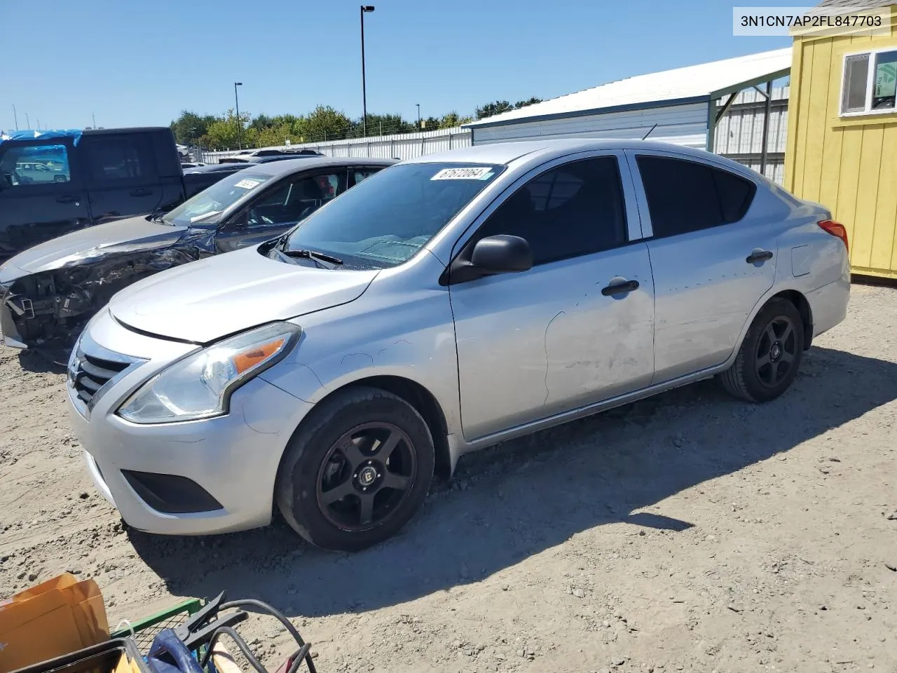 3N1CN7AP2FL847703 2015 Nissan Versa S