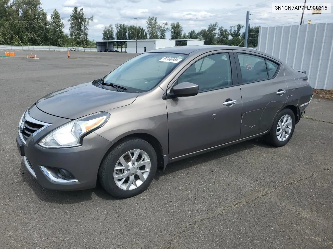 2015 Nissan Versa S VIN: 3N1CN7AP7FL900315 Lot: 67900454