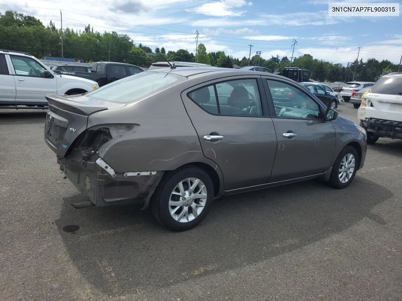 2015 Nissan Versa S VIN: 3N1CN7AP7FL900315 Lot: 67900454