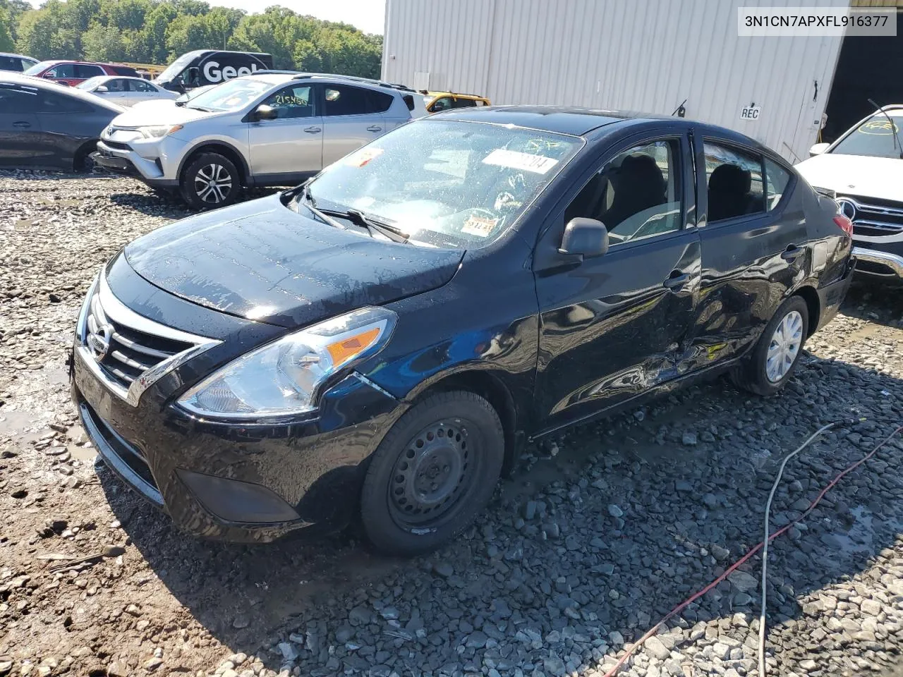 2015 Nissan Versa S VIN: 3N1CN7APXFL916377 Lot: 68070204