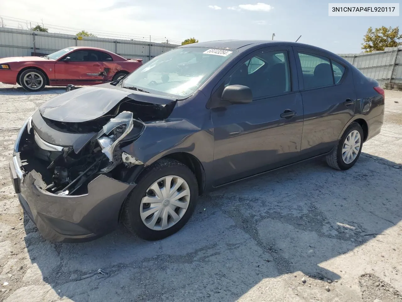 2015 Nissan Versa S VIN: 3N1CN7AP4FL920117 Lot: 68443284