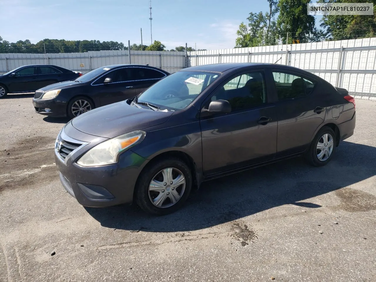 2015 Nissan Versa S VIN: 3N1CN7AP1FL810237 Lot: 68555624