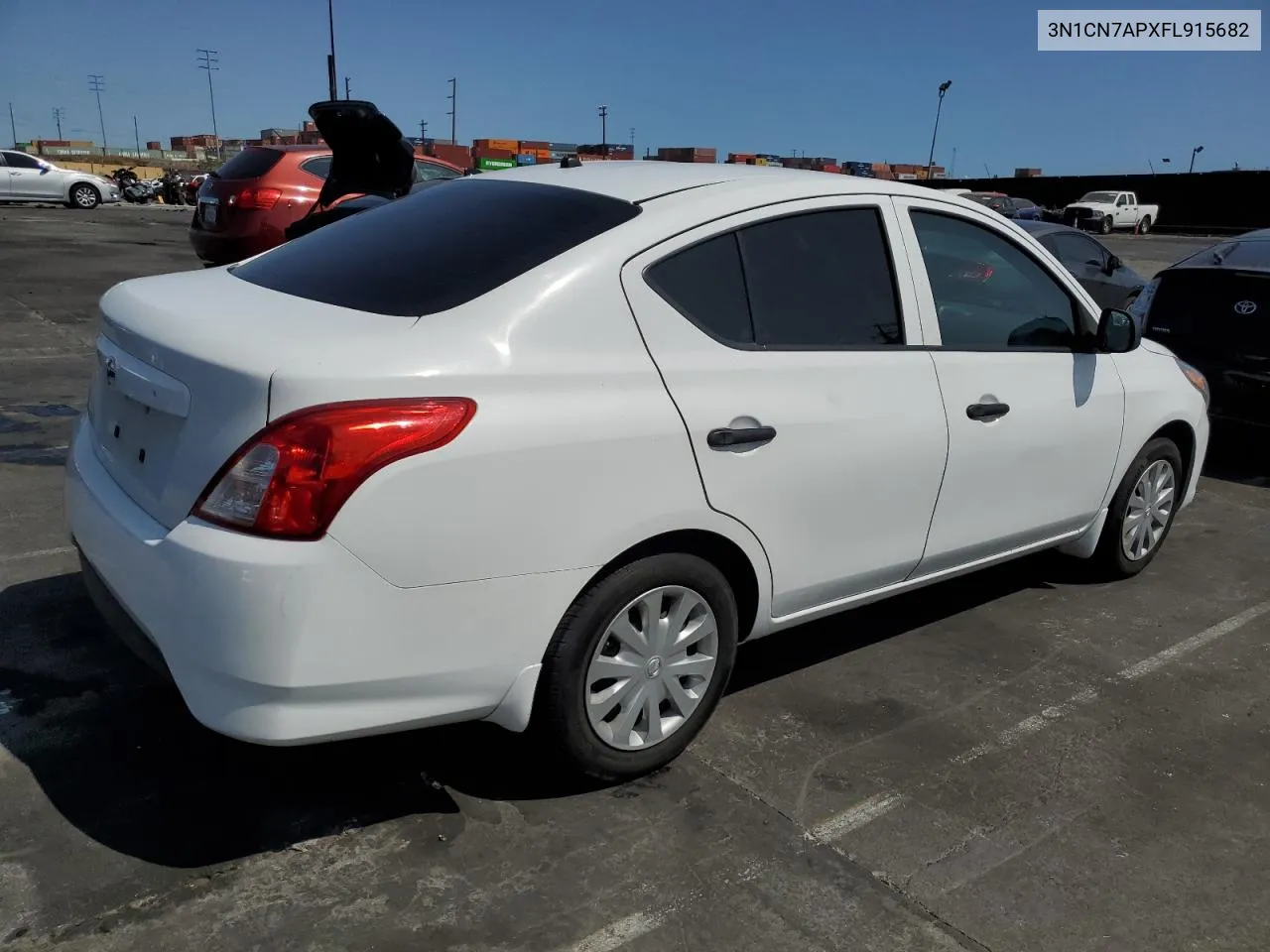 2015 Nissan Versa S VIN: 3N1CN7APXFL915682 Lot: 68855434