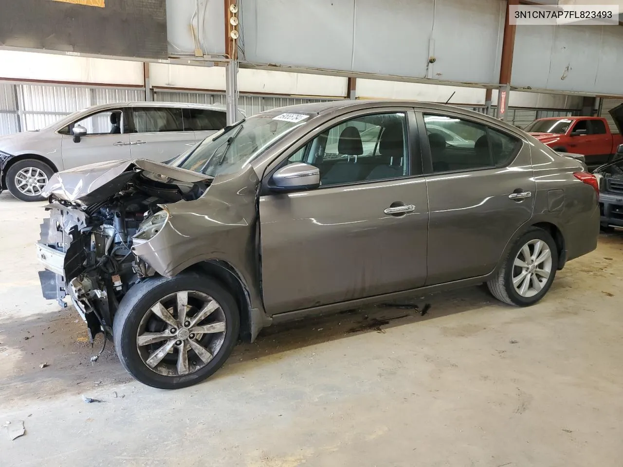 2015 Nissan Versa S VIN: 3N1CN7AP7FL823493 Lot: 69555784